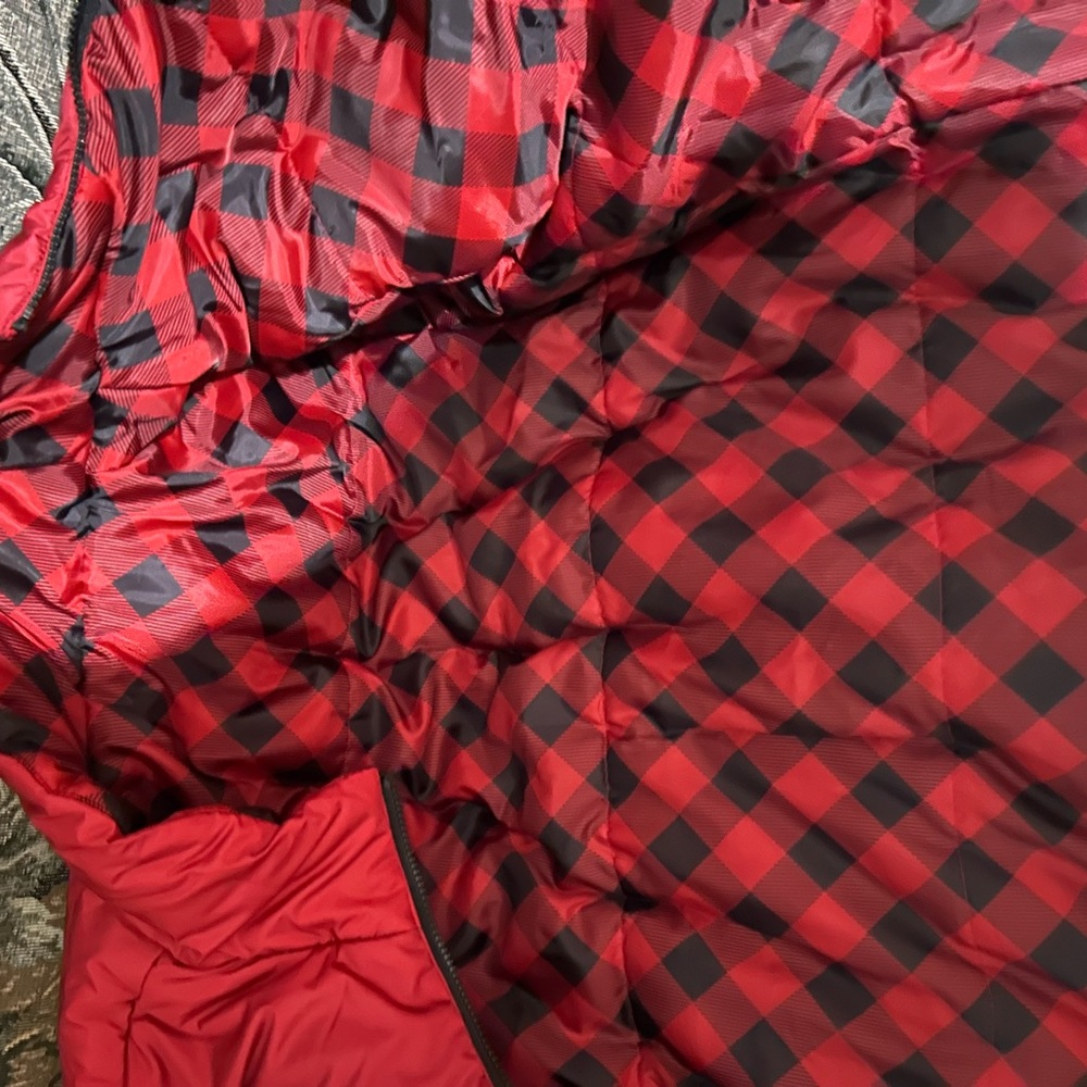Snoopy reversible puffer jacket puffy peanuts Aeropostale new winter medium M - Picture 4 of 6
